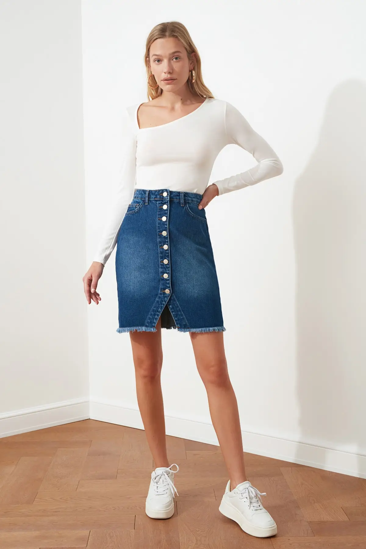 Джинсовая юбка TWOSS20ET0362|Женские юбки| |