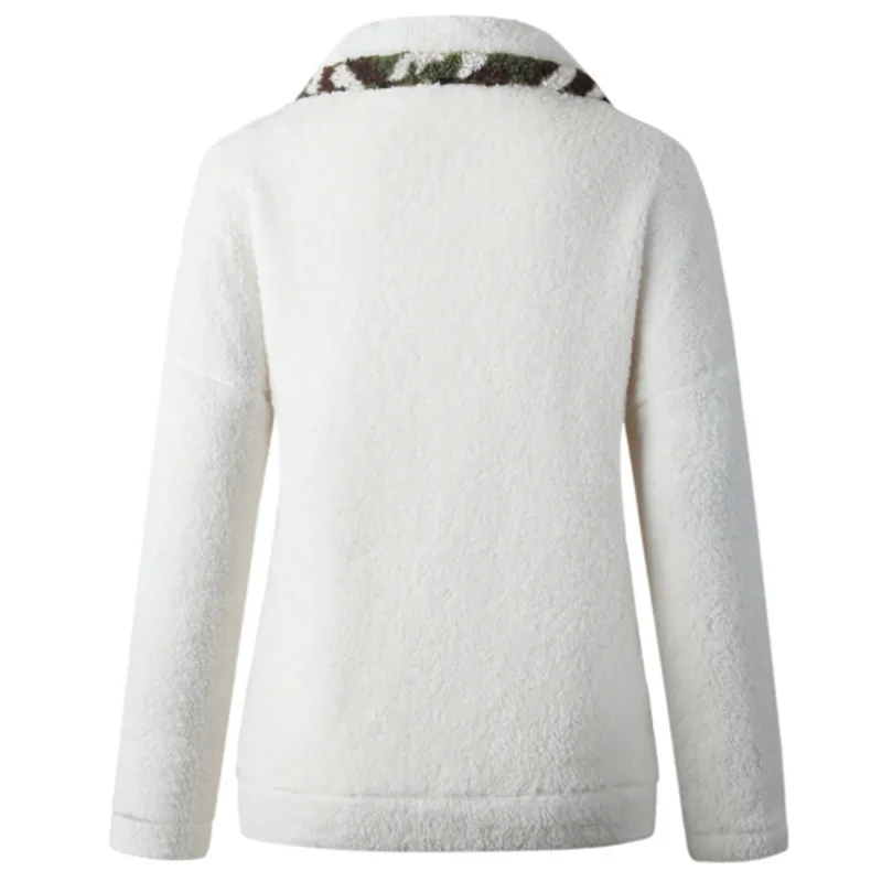 

Trendy women clothes zipper pullover leopard print turn-down collar Sweatshirts long sleeve casual polyester Tops one pieces