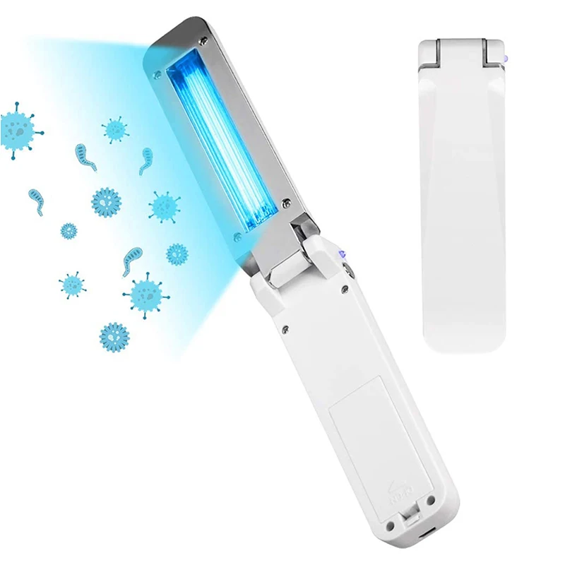 USB Перезаряжаемые стерилизация UVC светильник дезинфекции Ультрафиолетовая лампа