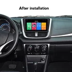 Автомобильный мультимедийный DVD-плеер для Toyota Vios Yaris 2016 2017 2018 стерео магнитофон Android радио GPS автомобильное аудио Navi головное устройство