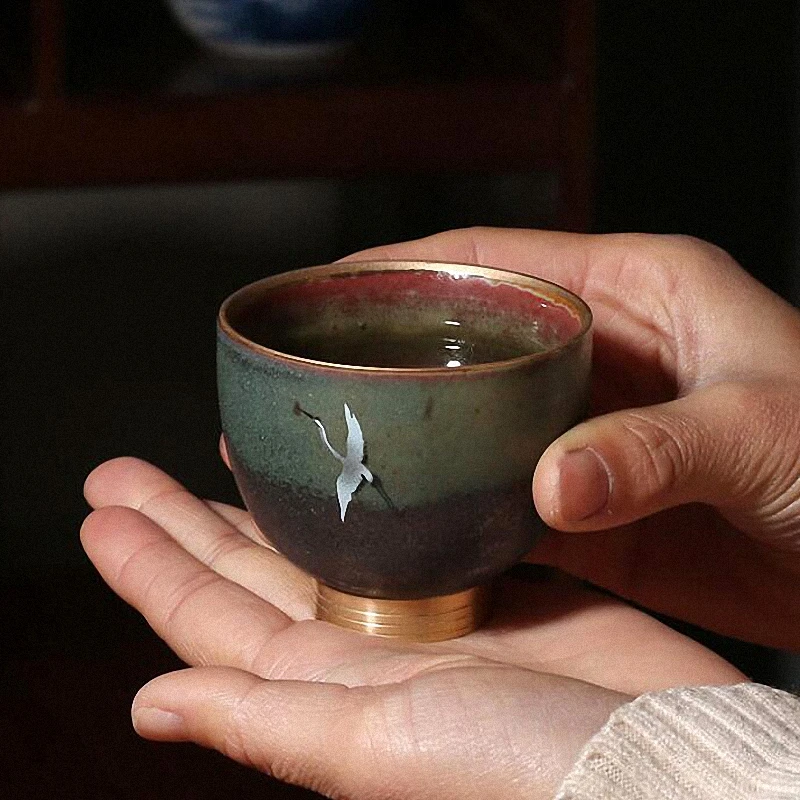 PINNY ретро кран Кунг чашки фу пигментированная керамическая Бытовая чайная чашка