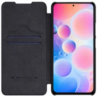nillkin for poco f3 case qiin pu leather card pocket wallet bag protection flip cover for xiaomi pocophone poco f3
