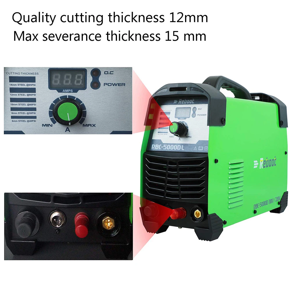 Плазменный резак Pilot Arc CUT 50Amp Non Touch110/ 220V IGBT аппарат для воздушно плазменной резки HF