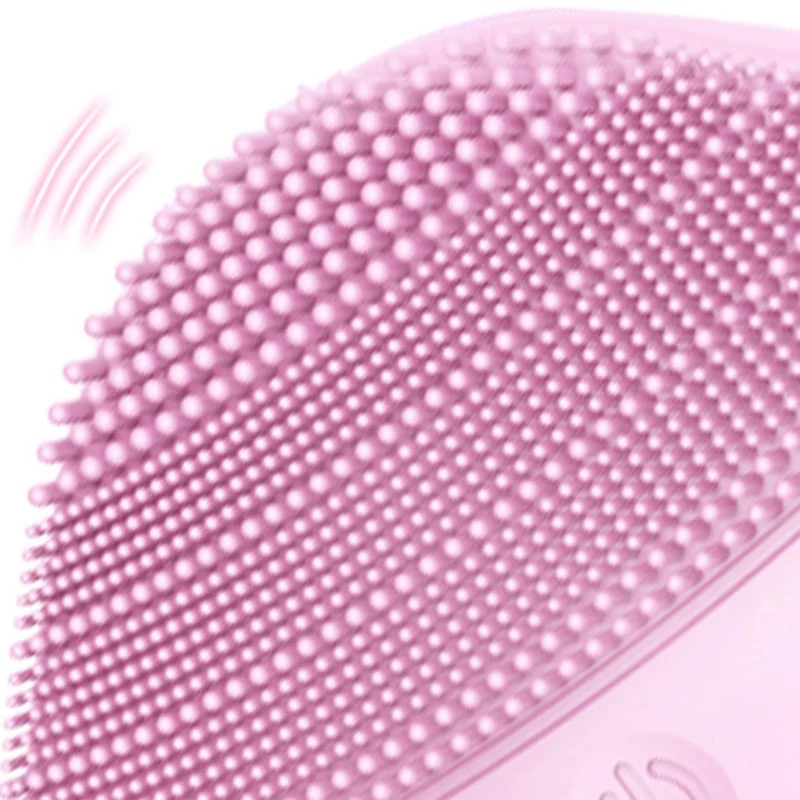 Электрическая щетка для лица ультразвуковая вибрация глубокое очищение массаж