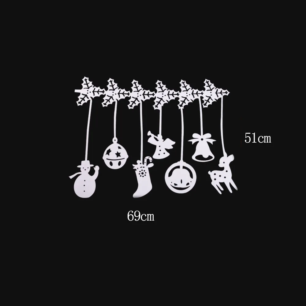 2 шт./упак. новая искусственная Снежинка пена снежинка снеговик лося колокольчик