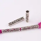 5 шт.компл. кулон дреды манжеты оплетка Бусы Ожерелье Борода трубки антикварные DIY браслет сплав модные аксессуары подарки