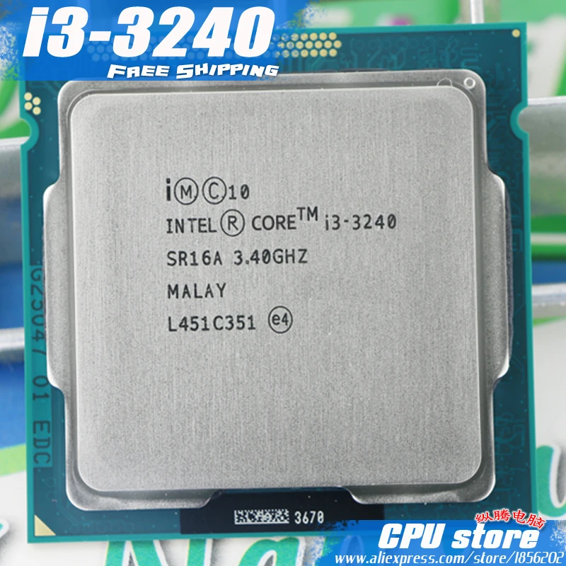 Комплект материнской платы Atermiter B75 с Intel Core I3 3240 1x8 ГБ = 8 1600 МГц память DDR3 для