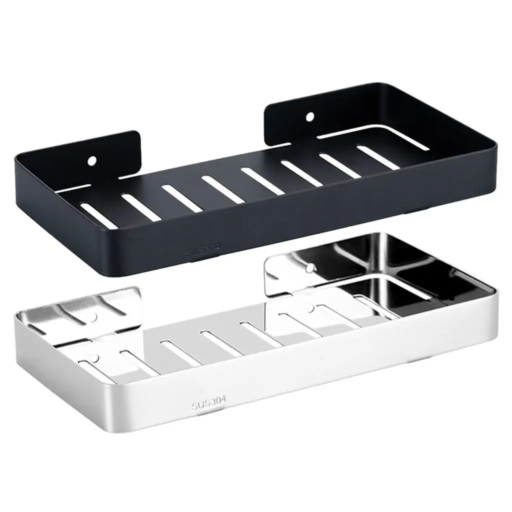 

Wall Mount Bathroom Soap Dishes Adhesive Soap Caddy for Sink Accessories Storage