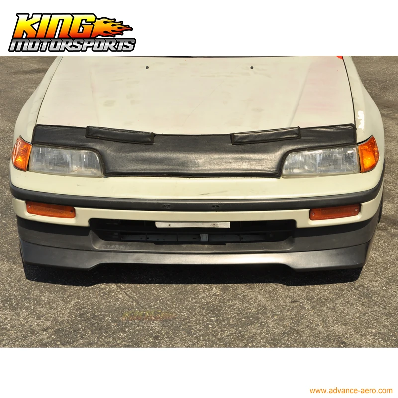 Подходит для 1988 1989 Honda CRX 2 Door Coupe Non Si Evo Style спойлер переднего бампера губ Global