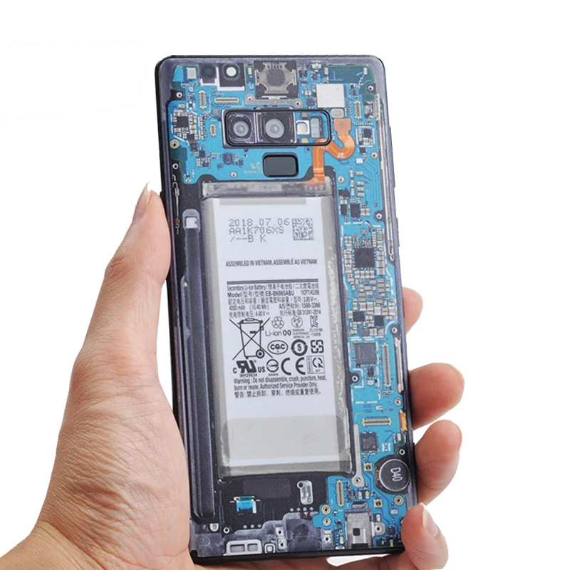 High Simulate Repair Assemble Wrap Skin Phone Back Paste Sticker For SAMUSNG Galaxy S10+ S10e Note 9 8 S9 Plus S8 S7 Edge Skin