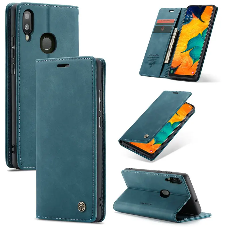 Кожаный чехол-книжка с бумажником для samsung S7 край Galaxy S8 S9 S10 S10E Примечание 10 плюс 5G A20 A20E A30 A40 A50 A70 A80 A90 M10 M20