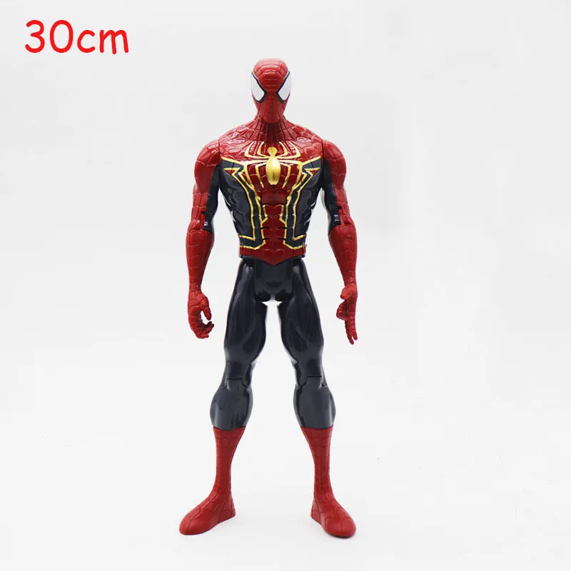 amazingspider no box Marvel игрушки Мстители 4 фигурка супергероя Железный человек Халк Капитан Америка Тор человек паук Супермен модель игрушки - Цвет: amazingspider no box