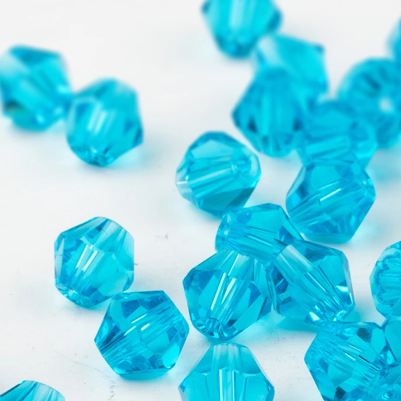 

6 мм воды Голубое озеро Австрия вырезанные поверхности Хрустальные стеклянные бусины для изготовления ювелирных изделий своими руками мат...