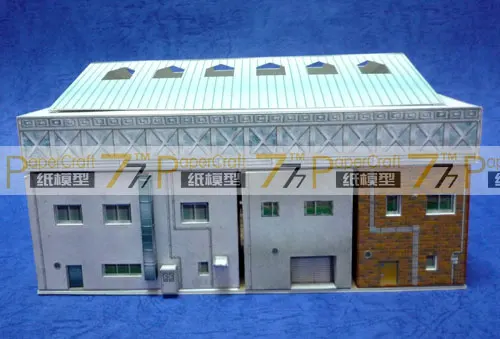 

1:150 1:100 Japanese Architectural Scene 10 Tokyo Ginza Commercial Street Paper Model Railway Table 3D Paper Model Children Toy