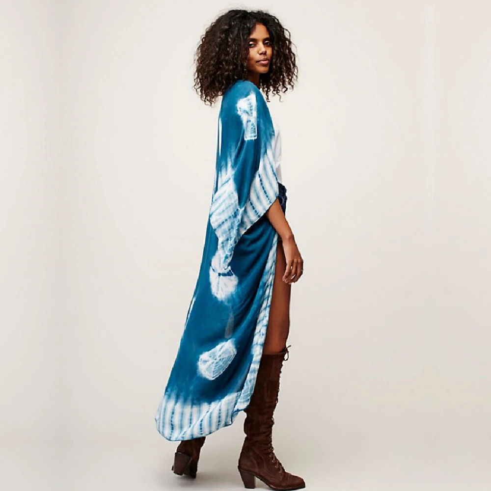 2021 в богемном стиле с принтом шифоновое купальный костюм накидка размера плюс