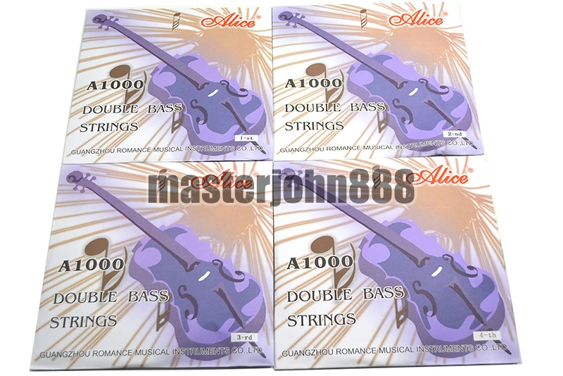Alice A1000 двойные басовые струны 4 стальной сердечник Cupronickel обмотка 1 коробка