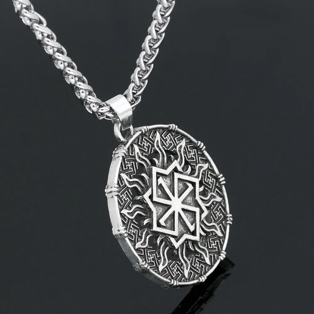 Мужское квадратное ожерелье Svarog с амулетом|Ожерелья подвеской| |