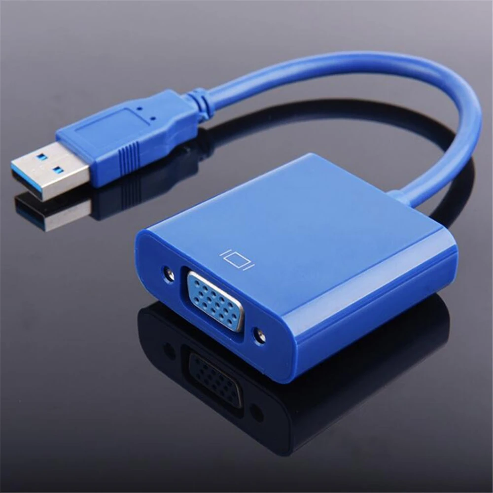 Многоэкранный адаптер USB 3 0 в VGA конвертер внешняя видеокарта для ноутбука