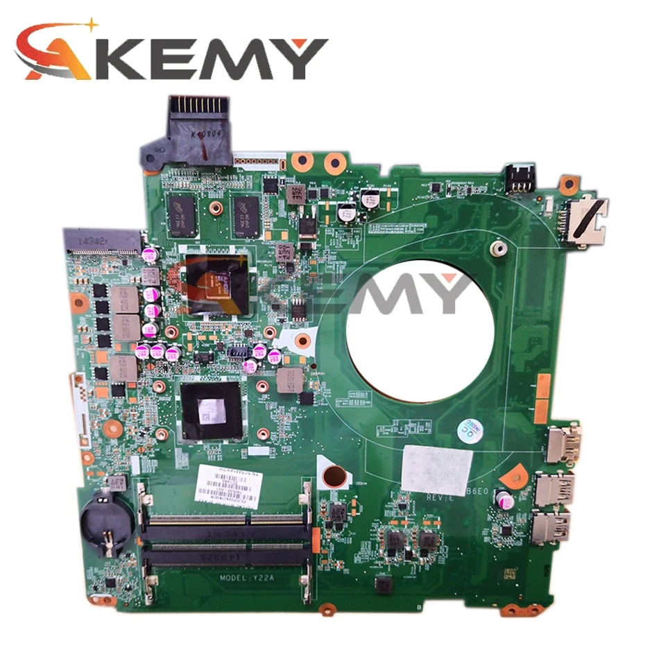 

100% working for hp pavilion 15-F motherboard 763425-501 763425-601 763425-001 DAY22AMB6E0 mainboard with AMD cpu together