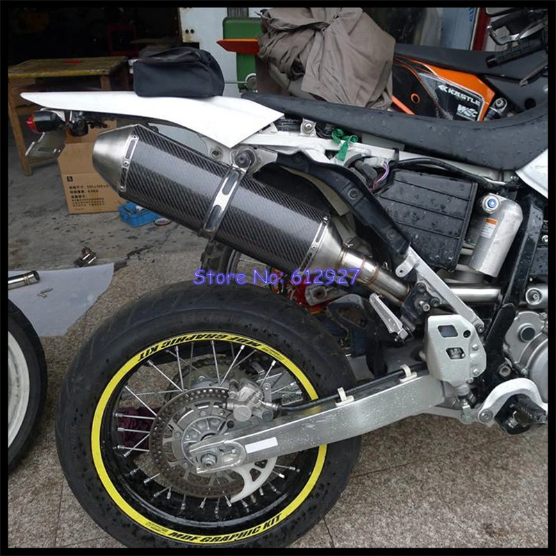 Для Suzuki DRZ400 DRZ 400 DR Z слипоны выхлопной трубы Системы мотоцикл средняя