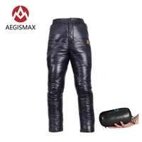 aegismax 95 white goose down men pants ultralight outdoor travel camping hiking waterproof warm trousers 800fp thicken