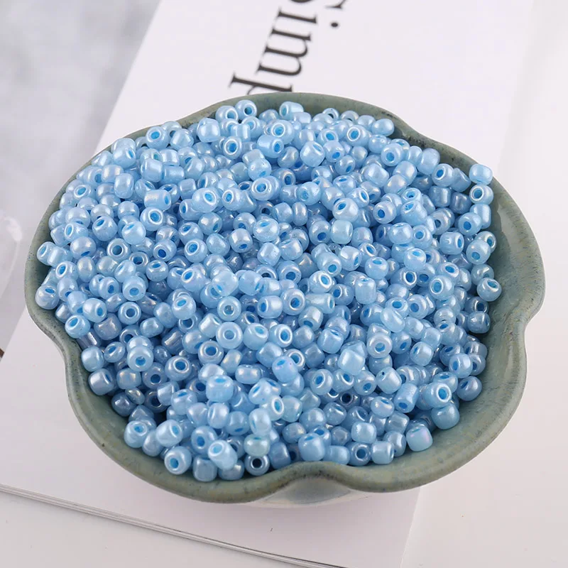 

200pcs 4MM Czech Glass Seed Beads Fashion Charm DIY Bracelet Necklace Luggage Jewelry Clothing Decoration Handmade Jewelry