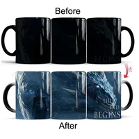 the real king magic coffee mug 11oz creative ceramic changing color tea cup and travel coffee mug friend birthday gift
