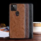 Роскошный кожаный чехол для Google Pixel 5 5A 5G принципиально Капа чехол с деловой дизайн, с TPU + PC 2in1 материал