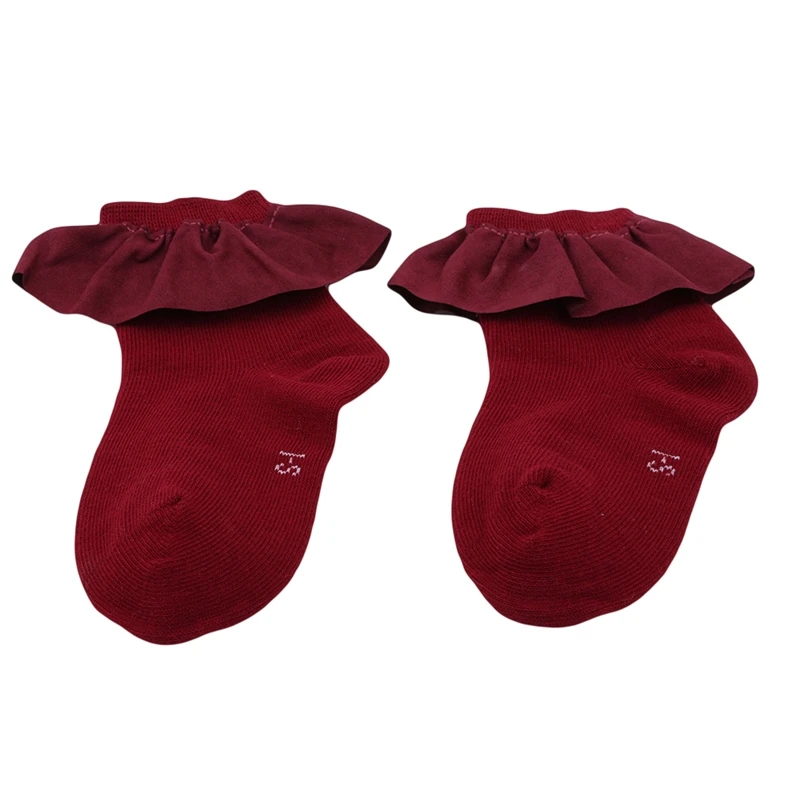

Children's Socks Boys Girls Newborn Fashion Lace Flower Baby Socks Infant Boys Candy Color Socks for Baby Gifts Kids Socks Solid