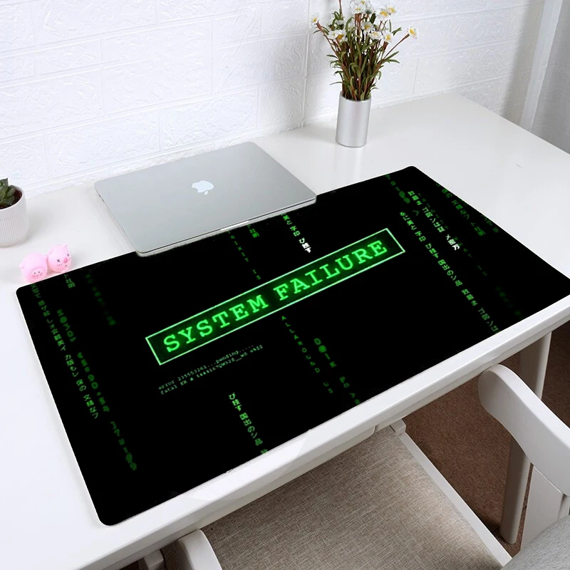 

Matrix Binary Code Mouse pad Gaming Accessories Speed Keyboard Desk Mat Desktop Gamer Keyboard Computer Hobbyist Mousepad