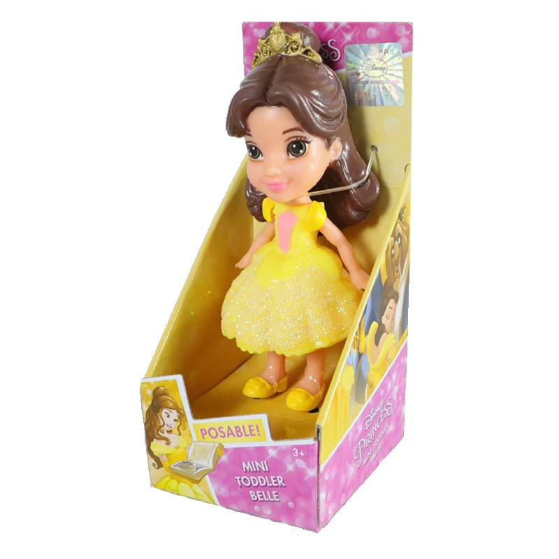 belle Disney платье принцессы «Холодное сердце» 2 фигурка Анна Эльза, Белль София «Ариэль» карнавальные костюмы Белоснежки, Золушки Рапунцель Фигурки игрушки Рождественский подарок - Цвет: belle