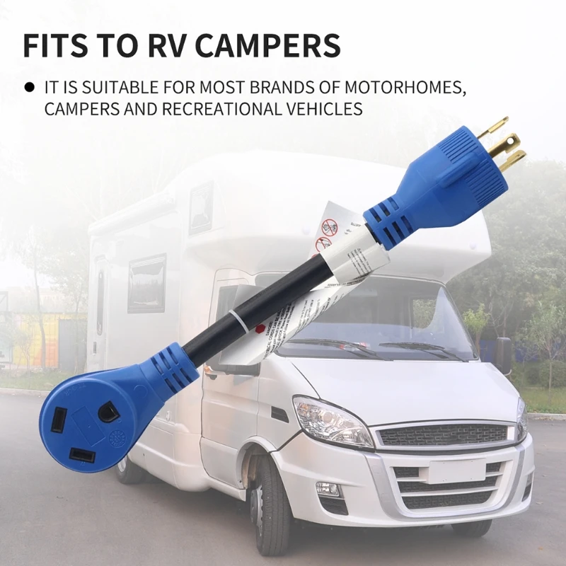 

Адаптер для генератора RV 10AWG/3, адаптер с рукояткой 30 А в 30