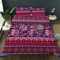 bailipromise eid mubarak strip pattern luxury bedding set bedroom for home twin queen king full size ensemble de literie