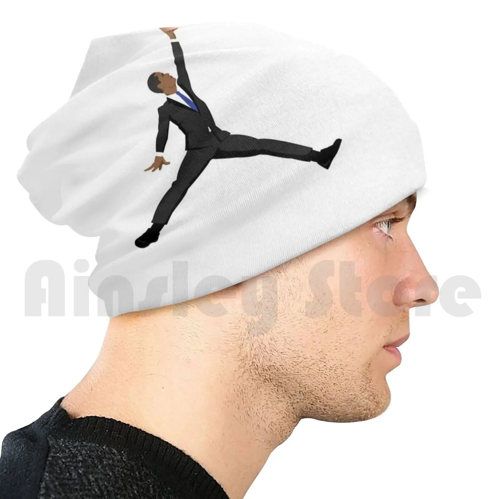 Обама черный костюм X Jumpman облегающие шапочки пуловер Удобная шапка Барак