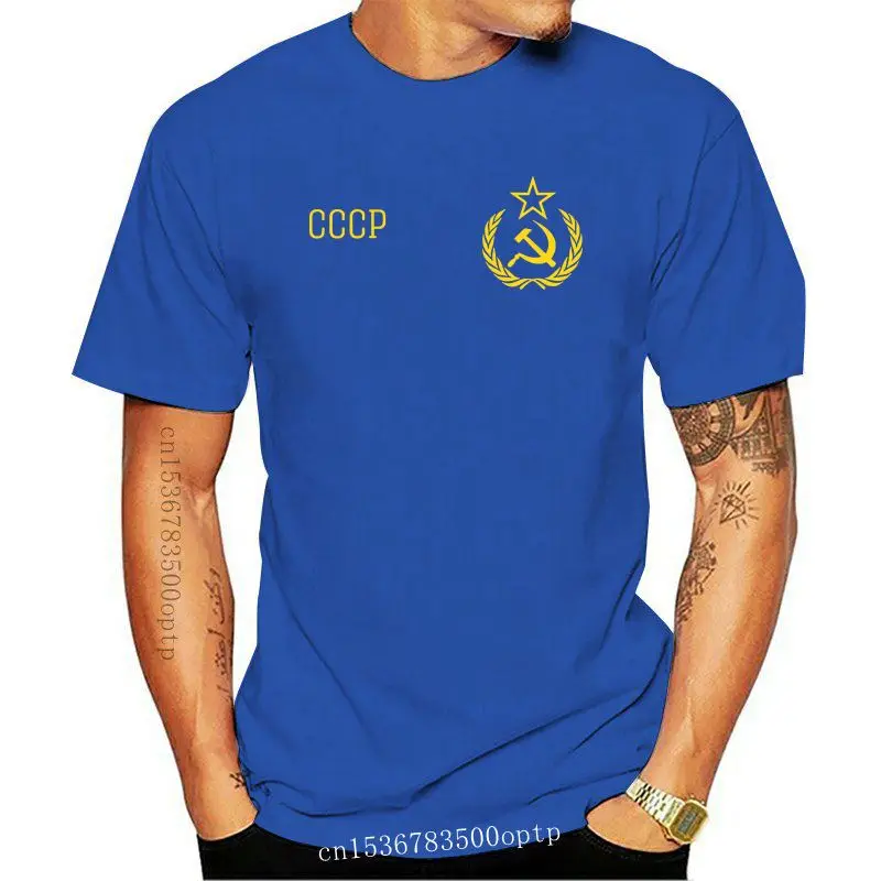 

Men's Communist CCCP t shirt Design 100% cotton S-XXXL Novelty Sunlight Funny Spring Vintage shirt