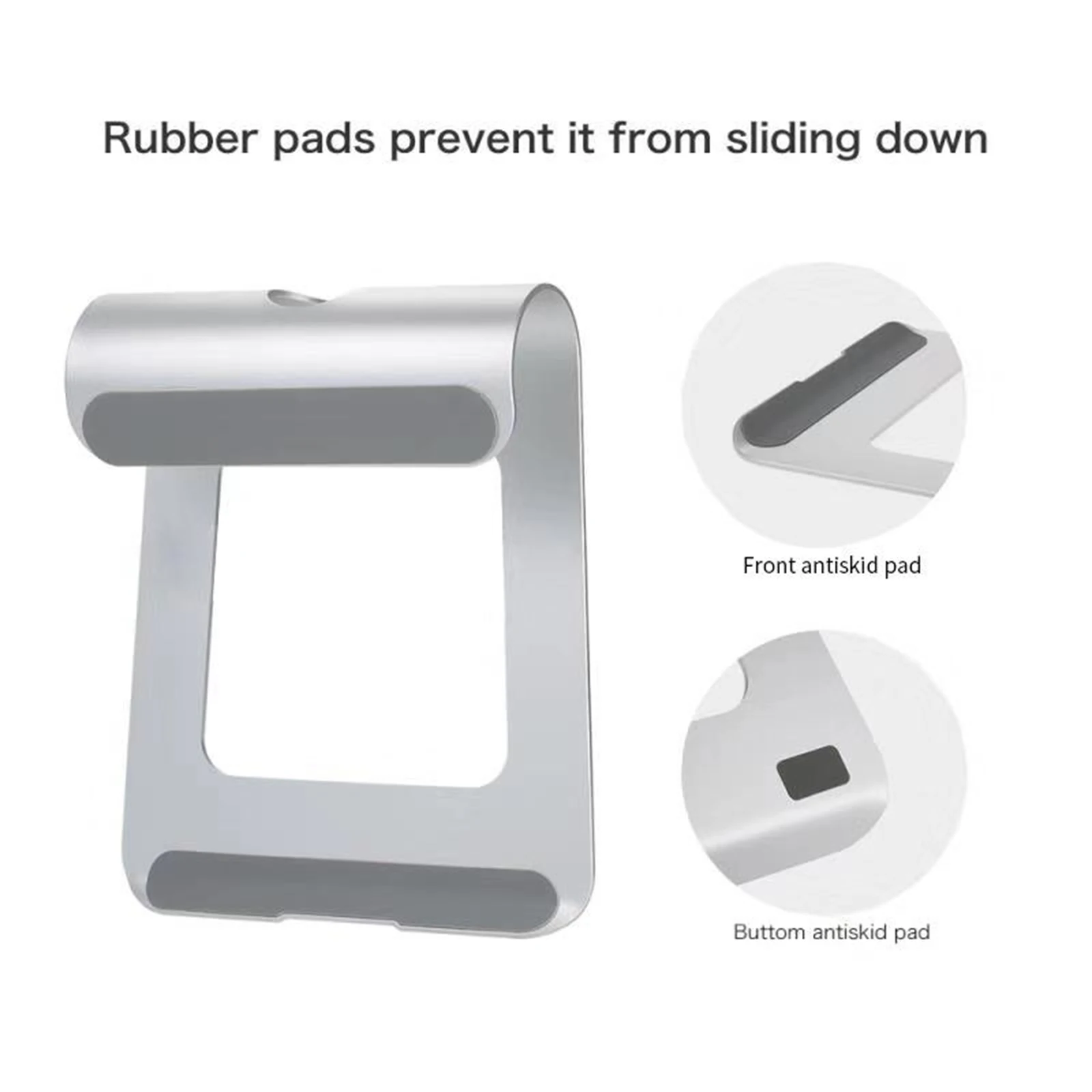 

Portable Laptop Cooling Holder Riser for 11-15inches Tablet Silver New