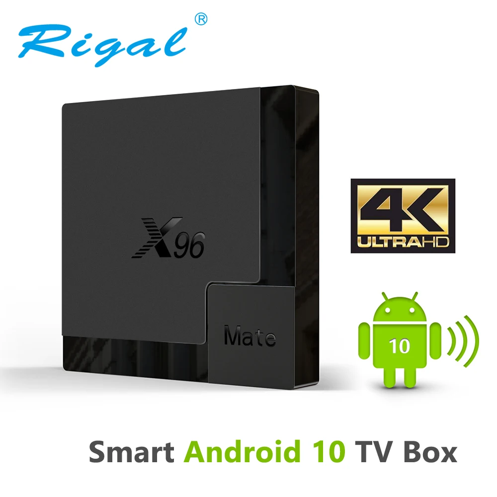 ТВ приставка Rigal Android 10 4 ядра + 32/64 ГБ 4k Bluetooth|ТВ-приставки и медиаплееры| |