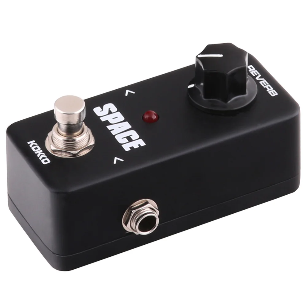 

Mini SPACE Reverb Guitar Effect Pedal True Bypass Guitar Effects Pedal Stompbox Guitar Parts Accessories (Black)