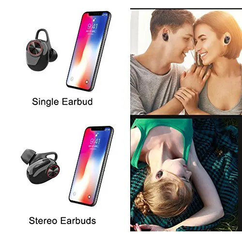 HBUDS V5 Мини Bluetooth наушники с микрофоном V5.0 шумоподавления для Iphone Xiaomi Samsung|Наушники