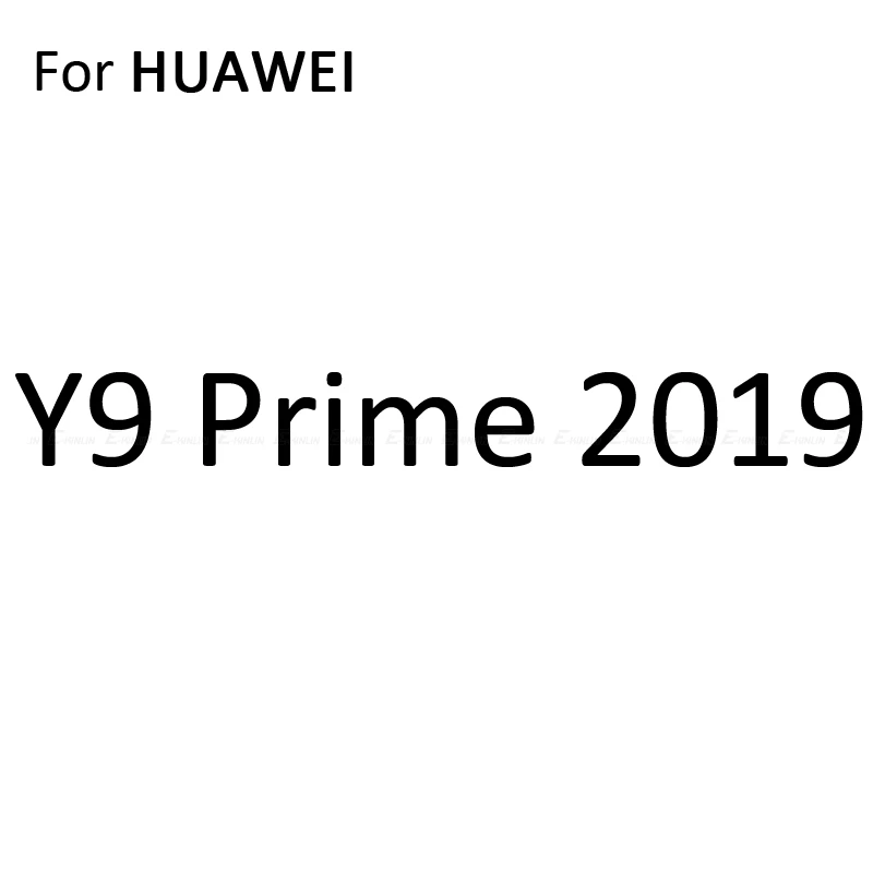 Y9 Prime 2019 2 шт. мягкий чехол для задней крышки из Экран протектор для huawei Y9 Y7 Y6 Y5 Pro Prime Lite углеродного волокна Стикеры защитная пленка - Цвет: Y9 Prime 2019
