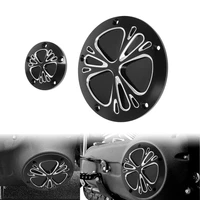 black 5 holes motorcycle cnc derby cover timing timer covers aluminum for harley touring road king softail heritage cvo dyna