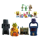 11 шт. мини-аквариумные украшения для аквариума, Мультяшные аксессуары для аквариума