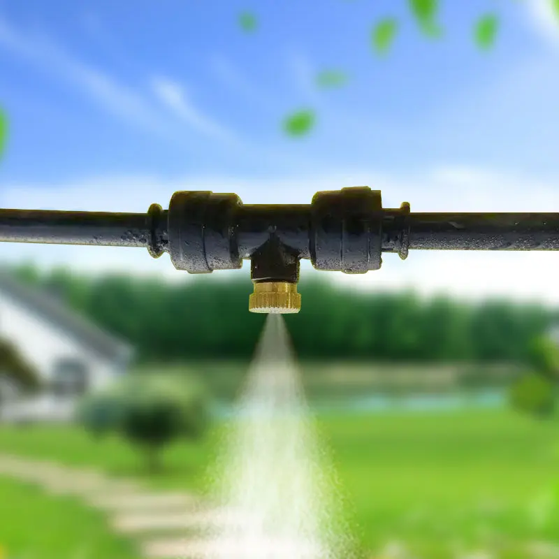 

Thread UNC 10/24 Brass Misting Nozzles 0.1mm-0.8mm Low Pressure Atomizing Misting Sprayer Water Hose Nozzle for Greenhouse 50Pcs
