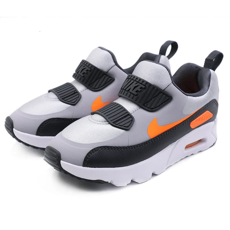 NIKE AIR MAX крошечные 90 обувь для детей Новое поступление дышащие спортивные детские кроссовки удобные#881927-007