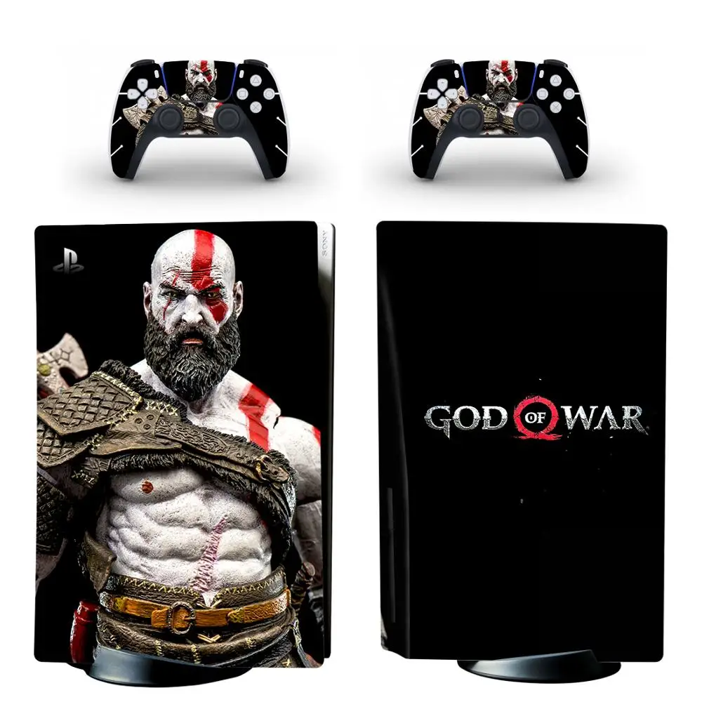 Наклейка на консоль PlayStation 5 God of War PS5
