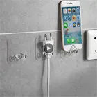 10 шт. разъем крючок Невидимый на стене без швов фотосъёмка полотенца ключи ногти противоскольжения, крючки, станок и самоклеющиеся хранения разъем