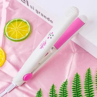 new hair straightener mini straight curl portable bangs cartoon dry and wet hair curlers portable bangs clip electric roll