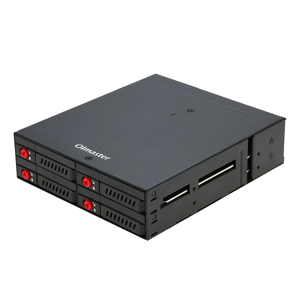 OImaster 4 секции SATA HDD SSD жесткий диск мобильный стеллаж с функцией блокировки