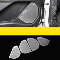 for ford explorer 2020 2021 stainless steel car door speaker cover trim sticker car roof speaker trim auto styling accessories