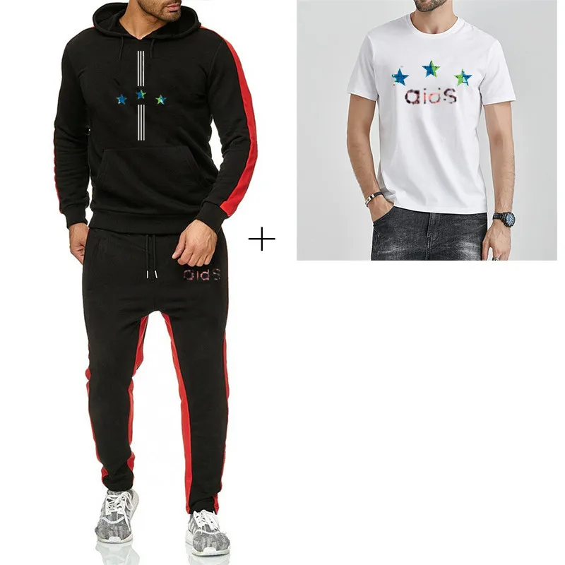 

New autumn and winter men's suit hoodie + pants sports suit casual sports shirt track suit 2021 brand sportswear